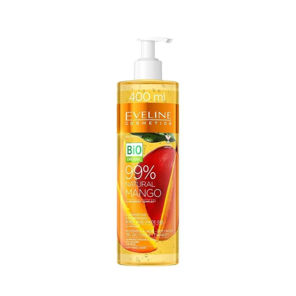 Eveline 99% Natural Mango Illuminating & Nourishing Body & Face Gel  